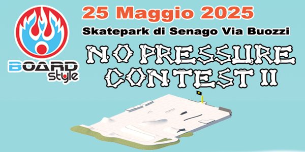 No Pressure contest seconda edizione Domenica 25 Maggio 2025